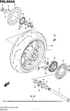 Cerchio ruota posteriore GSXR