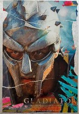 Gladiator Giuliano Grittini Cracker su carta Collage Opera Edizione Lim 70x100