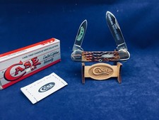 1989 Astuccio Carolina Butterbean Canoa Coltello Manici Osso Jigged Come Nuovo - SN#:100-#48