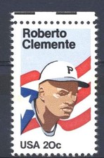 USA - 1984 - Sportivi americani: R. Clemente, campione di baseball