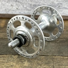 Mozzo posteriore pista flangia alta Campagnolo Record vintage 120 mm dado paramount forato