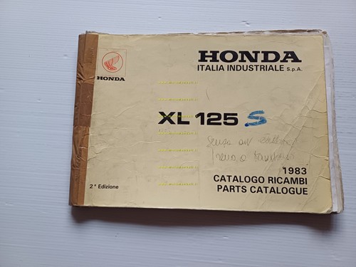 Honda 125 1983 catalogo - xl,