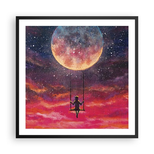 Poster 60x60cm luna altalena - poster,