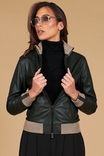D'Arienzo Bomber Vera Pelle