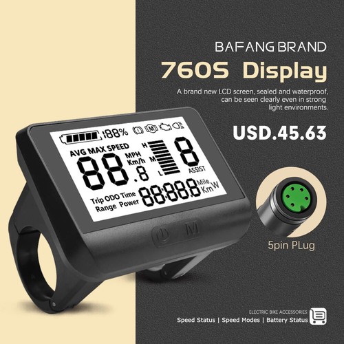 Display bike lcd - e-bike, 5pin