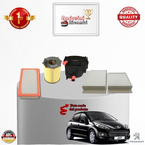 Kit tagliando filtri peugeot - kit,