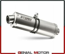 Scarico Storm by Mivv Oval acciaio inox per Honda Hornet 600 2001 01