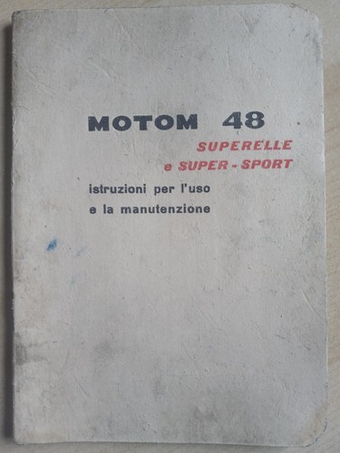 Motom modello superelle - 48,