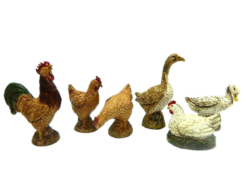 Set 6pz animali cortile - set, landi