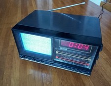 GELOSO G05B tv portatile radio sveglia FUNZIONANTE