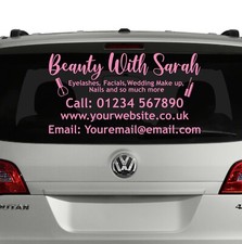 Adesivo finestrino veicolo per