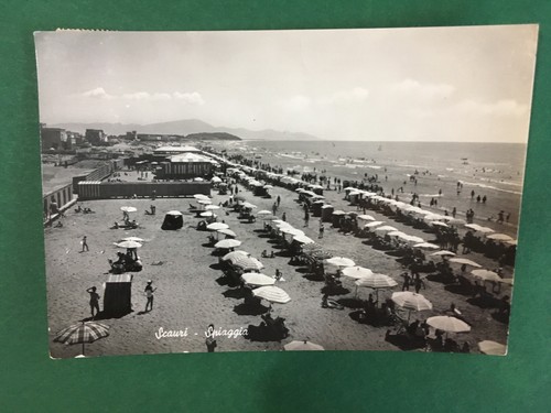 Cartolina scauri spiaggia - cartolina,