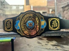 WORLD WRESTLING INTERCONTINENTAL CHAMPIONSHIP REPLICA TITLE BELT ADULT 2MM BRASS