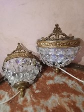 Coppia antiche applique da parete