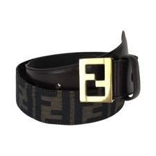 FENDI Zucca FF logo belt Dark