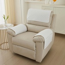 Copridivano Reclinabile Coprisedia Braccioli con Tasche-Poggiatesta 3/4/5pz