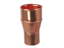 Riduzione - aumento in rame per pluviale discendente vari diametri