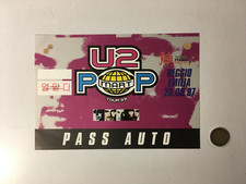 U2 tour 1997 REGGIO EMILIA IN CONCERTO - PASS AUTO