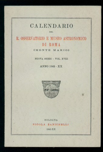 Calendario del osservatorio - calendario, r.