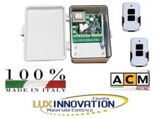 KIT CENTRALE CENTRALINA PER SERRANDA SERRANDE GARAGE COMPLETA DI TELECOMANDI
