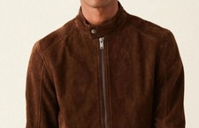 Nuovo Uomo Camoscio Marrone