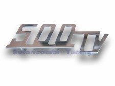 Scritta "500TV" GIANNINI per