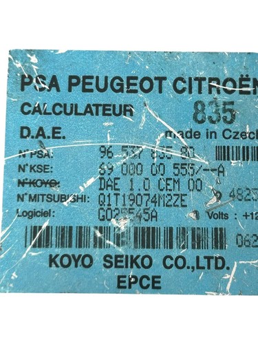 Centralina servosterzo citroen