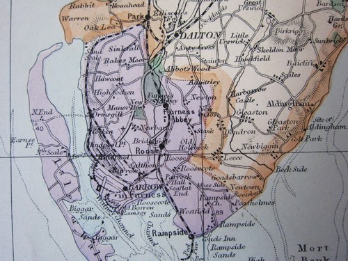 C1898 mappa antica - c1898,
