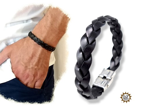 Bracciale uomo cuoio - in,