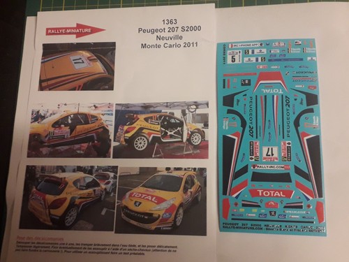 Decal peugeot 207 s2000 - 207,