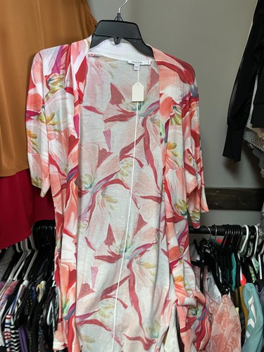 Maglione cardigan stampa