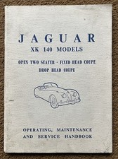 MANUALE ORIGINALE JAGUAR XK140