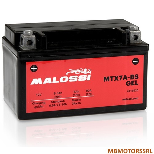 Batteria malossi mtx7abs gel - mtx7abs,