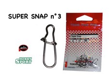 MOLIX SUPER SNAP SIZE 3 MOSCHETTONE 30 KG  SPINNING MARE LAGO FIUME