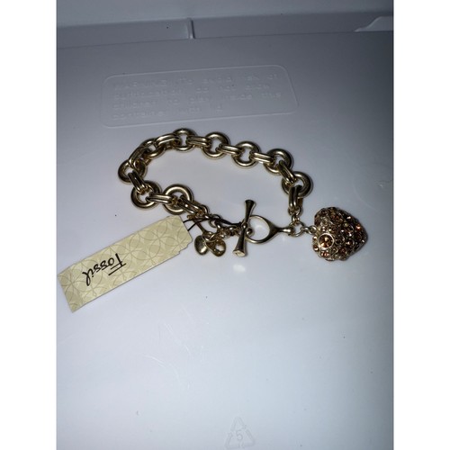 Bracciale charm cuore catena - cuore,
