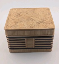 Vintage Bamboo Trinket Box