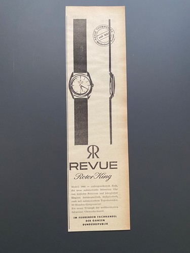Revue thommen rotor king 1959 - king,