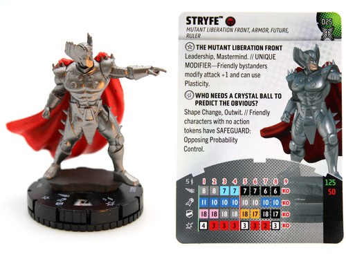 Heroclix 025 stryfe arma - stryfe,