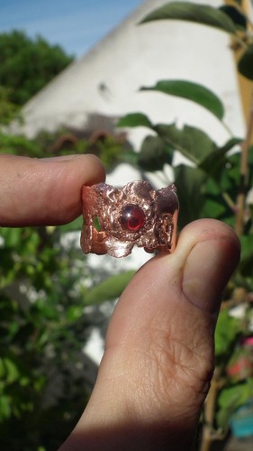 Anello uomo granato - uomo,