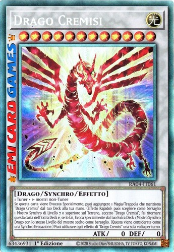 Drago cremisi ra04 it061 - cremisi,