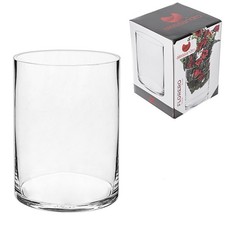 Vaso Cilindro In Vetro