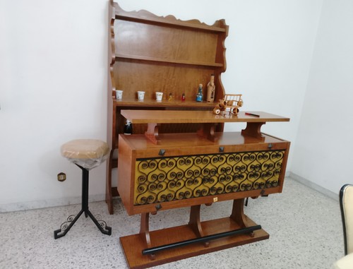 Mobile bar con sgabelli - sgabelli,