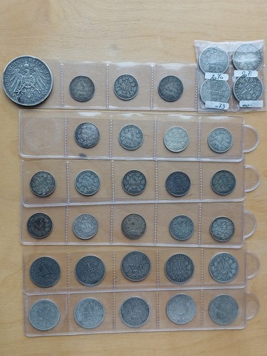 Lotto monete argento - argento, impero