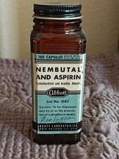 BOTTIGLIA VETRO AMBRA NEMBUTAL