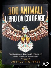 100 ANIMALI libro da colorare