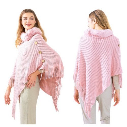 Donna mantella poncho finta - donna,