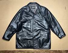 Giacca trench pelle marrone