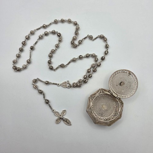 Collana rosario filigrana