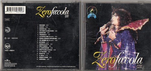 Renato zero zerofavola - cd, 1a