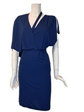 Abito Vionnet , Blu